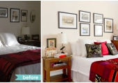 Greenwich Village Bedroom Reorganization Before and After