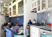 Greenwich Village Kitchen Reorganization Before and After