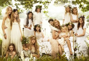 Kate Moss wedding party